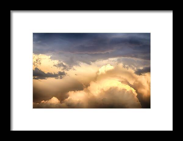Sunset Framed Print featuring the photograph Michael Angelo Cloudscape by James BO Insogna