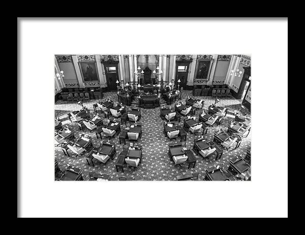 Michigan Framed Print featuring the photograph Michigan State House at Capitol by John McGraw