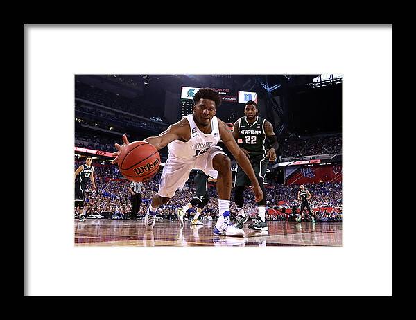 Michigan State University Framed Print featuring the photograph Michigan State V Duke by Streeter Lecka
