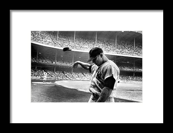 #faatoppicks Framed Print featuring the photograph Mickey Mantle by Gianfranco Weiss