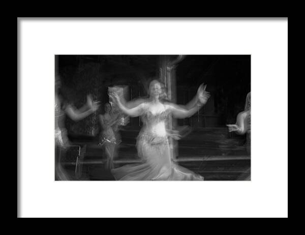 Belly Dancing Framed Print featuring the photograph MidEastern Dancing 7 by Catherine Sobredo
