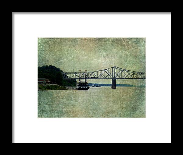 Natchez Framed Print featuring the photograph Mighty Mississippi by Terry Eve Tanner