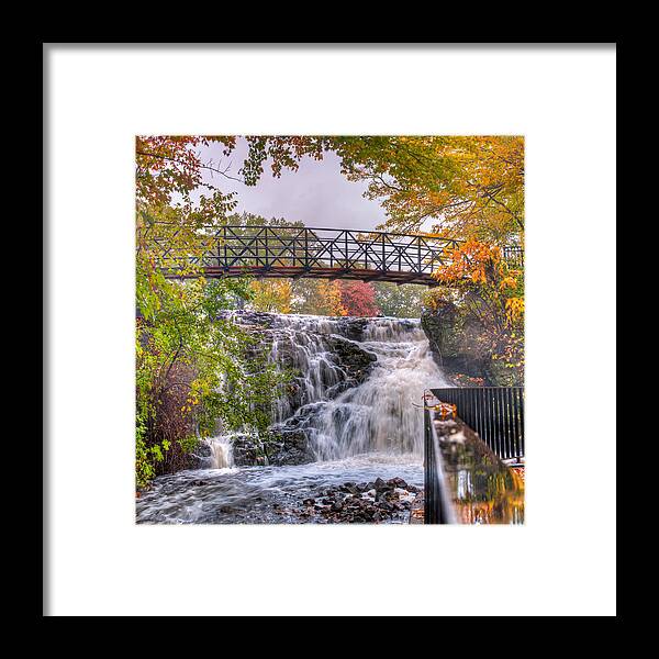 Waterfall Framed Print featuring the photograph Mill Pond Park by Craig Szymanski