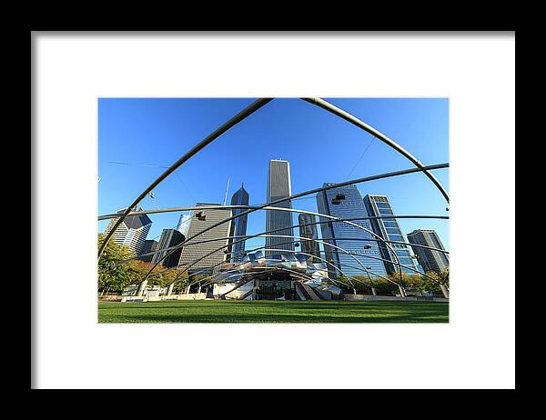 Art Framed Print featuring the photograph Millennium Park, Chicago by Fraser Hall