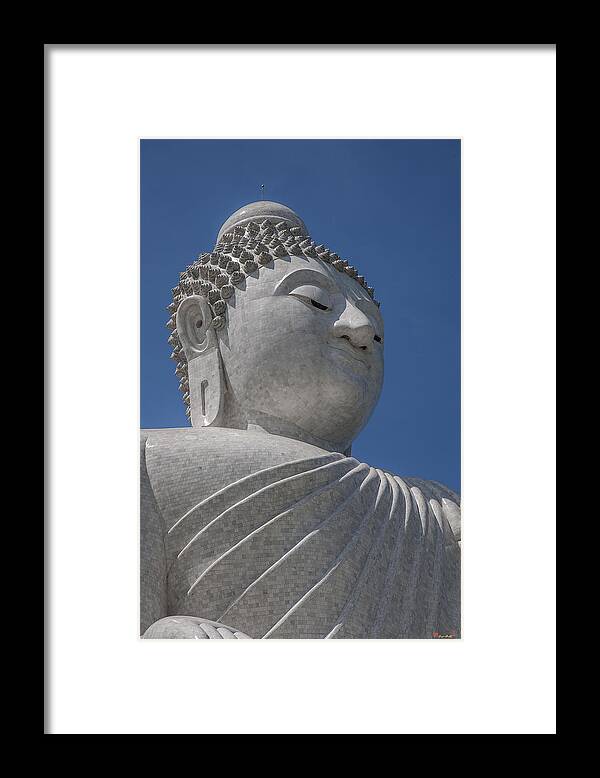 Scenic Framed Print featuring the photograph Ming Mongkol Buddha Big Buddha of Phuket DTHP041 by Gerry Gantt