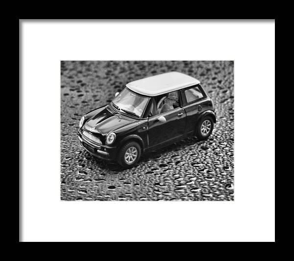 Austin Mini Framed Print featuring the photograph Mini cooper by Ron Roberts