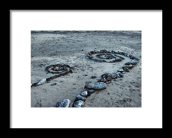 Spiral Jetty Framed Print featuring the photograph Mini Spiral Jettys by Ely Arsha