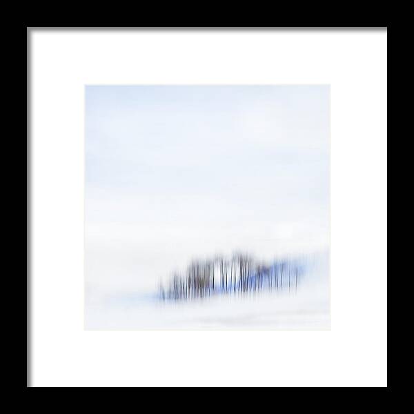 Minimalism Framed Print featuring the photograph Minimal Trees by Theresa Tahara
