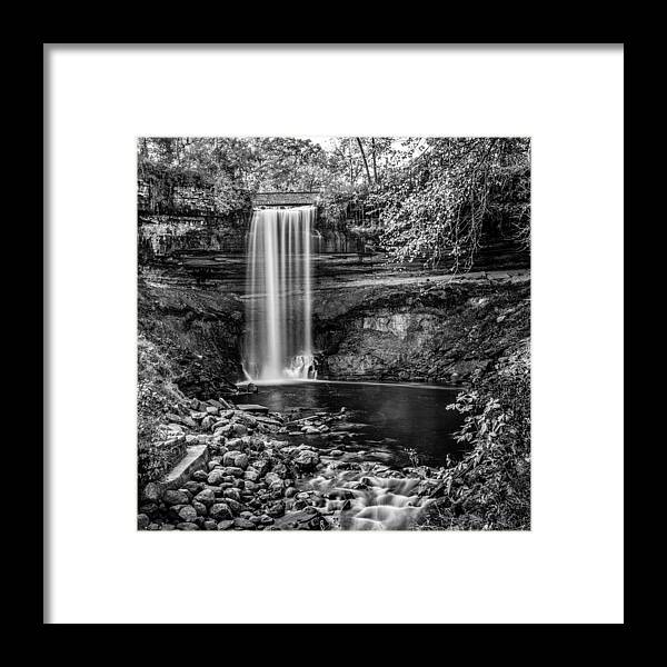Minnehaha Framed Print featuring the photograph Minnehaha Falls by Paul Freidlund
