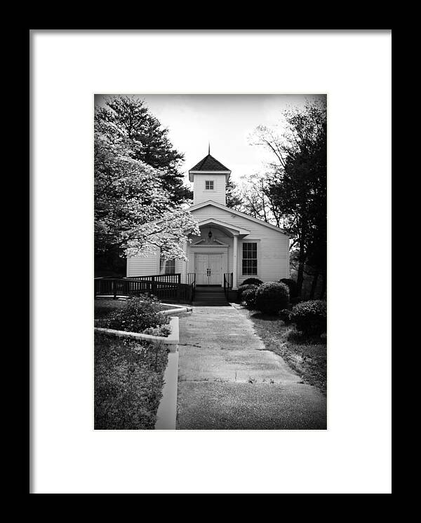 Kelly Hazel Framed Print featuring the photograph Miracle Hill Church by Kelly Hazel