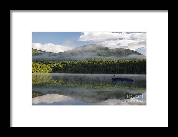 Hubbard Brook Valley Framed Print featuring the photograph Mirror Lake - Woodstock New Hampshire USA by Erin Paul Donovan