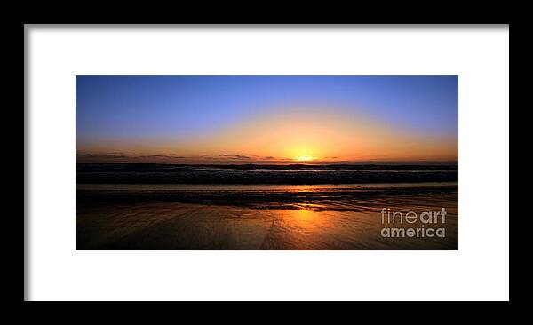 Mission Framed Print featuring the photograph Mission Beach San Diego by Jennifer Camp