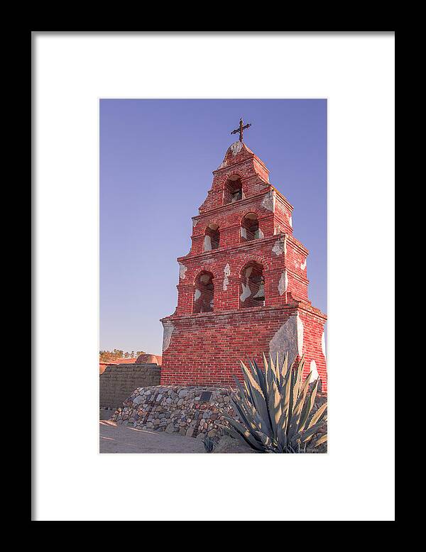 Paso Robles Framed Print featuring the photograph Mission Bells by Tim Bryan