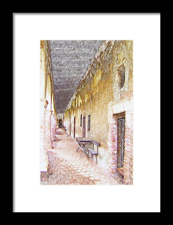Architecture Framed Print featuring the photograph Mission San Juan Capistrano No 5 by Ben and Raisa Gertsberg