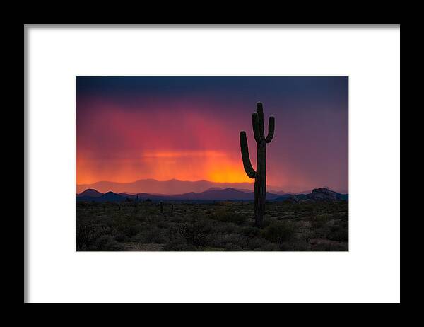 Sunset Framed Print featuring the photograph Mist at Sunset by Paul Johnson 