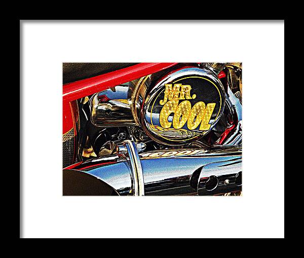 Vehicle Framed Print featuring the photograph Mister Cool by Chris Berry