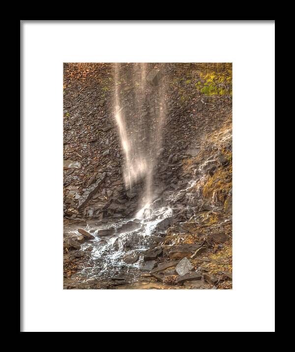 Watkins Glen Framed Print featuring the photograph Mists in the Glen by Joshua House