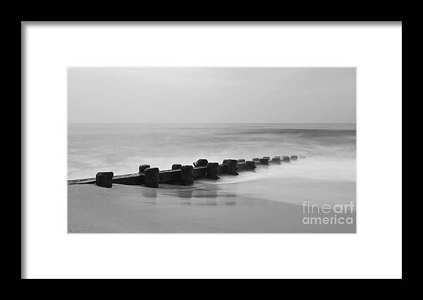Lbi Framed Print featuring the photograph Misty Beach Morning by Mark Miller