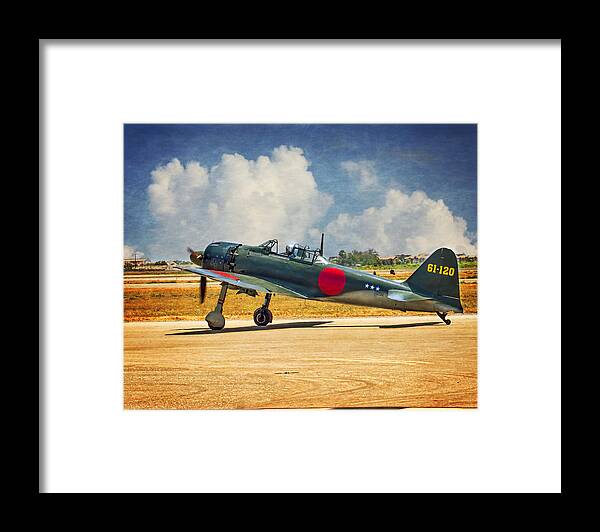 Fighter Framed Print featuring the photograph Mitsubishi Zero Fighter by Steve Benefiel
