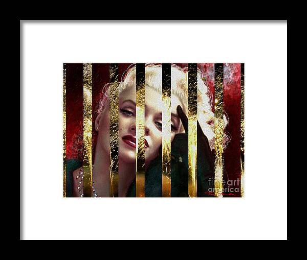 Theo Danella Framed Print featuring the painting Mm 128 Sis by Theo Danella