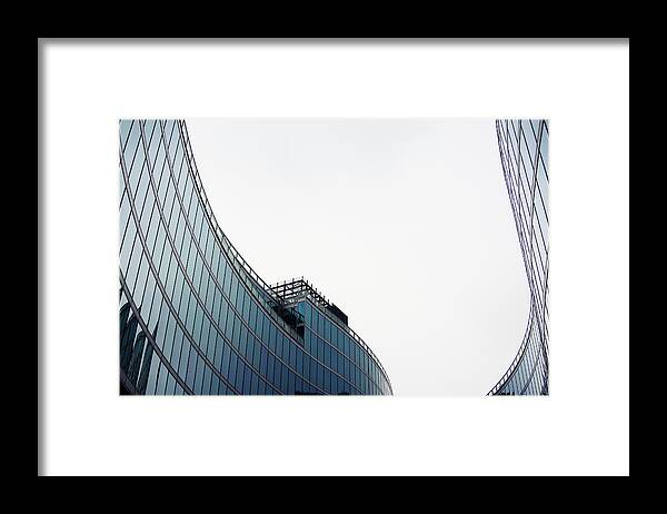 Scenics Framed Print featuring the photograph Modern Architectural Curves Of Palazzo by Stuart Paton