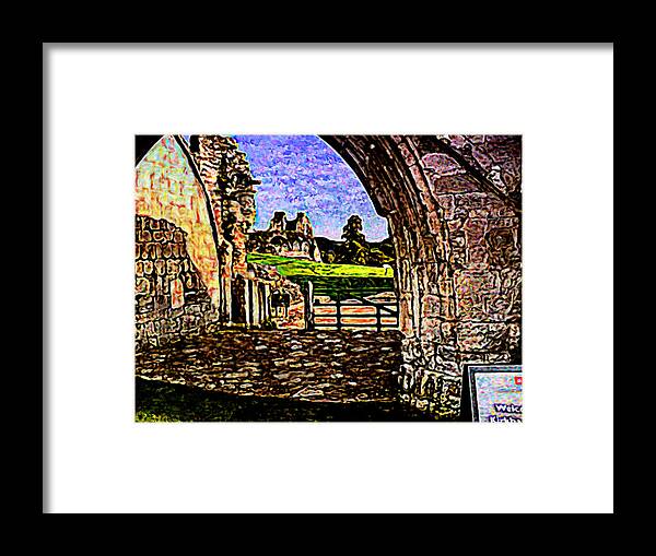 Modernist Painting Framed Print featuring the painting Modernist Painting by Bruce Nutting