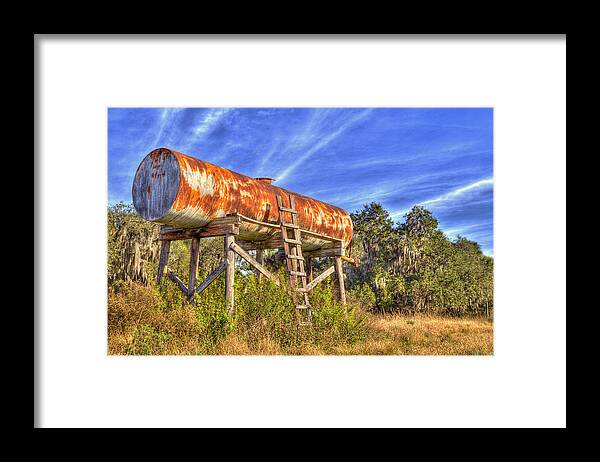 Molasses Framed Print featuring the photograph Molasses Tank by Sean Allen