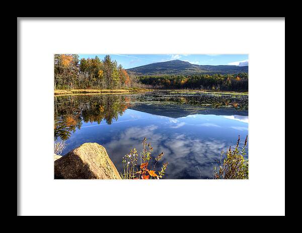 Monadnock Framed Print featuring the photograph Monadnock Reflections by Donna Doherty