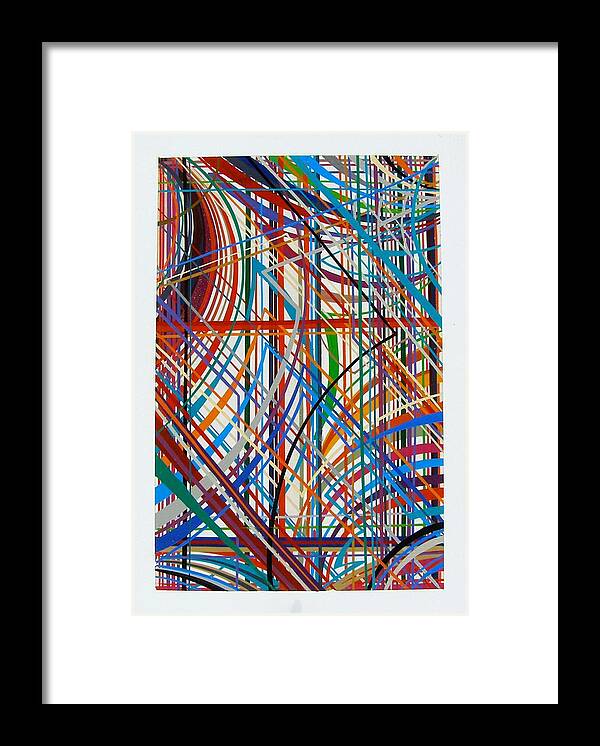 Pinstriping Framed Print featuring the painting Monday Morning by Alan Johnson