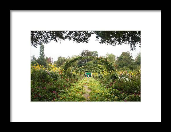 Giverny Framed Print featuring the photograph Monet's Garden Giverny by Kristine Bogdanovich