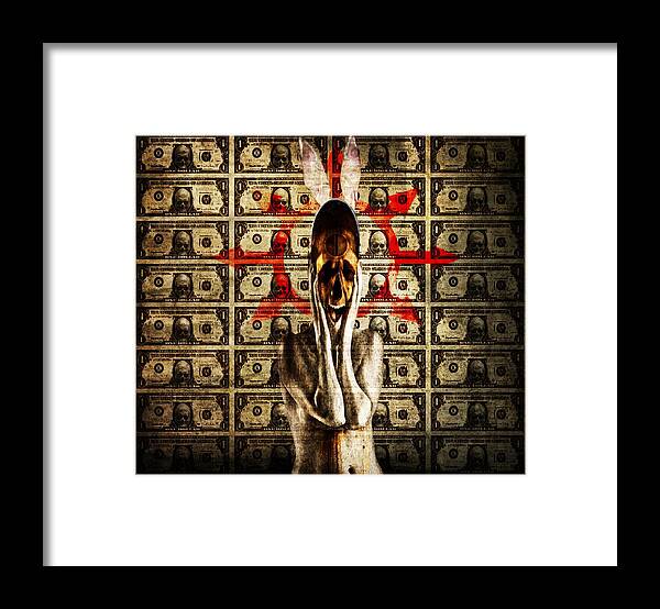 Surreal Framed Print featuring the photograph Money by Johan Lilja