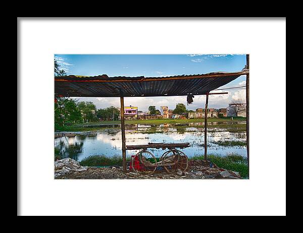 5d Mark Iii Framed Print featuring the photograph Monsoon Reflections by John Hoey