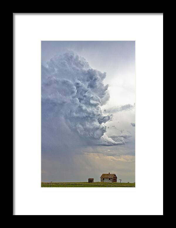 Country Framed Print featuring the photograph Monster Cloud Country by James BO Insogna