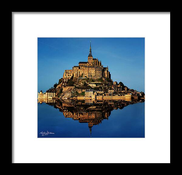 Castle Framed Print featuring the photograph Mont St Michel by Andrew Dickman