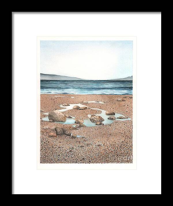 Montara Framed Print featuring the painting Montara by Hilda Wagner