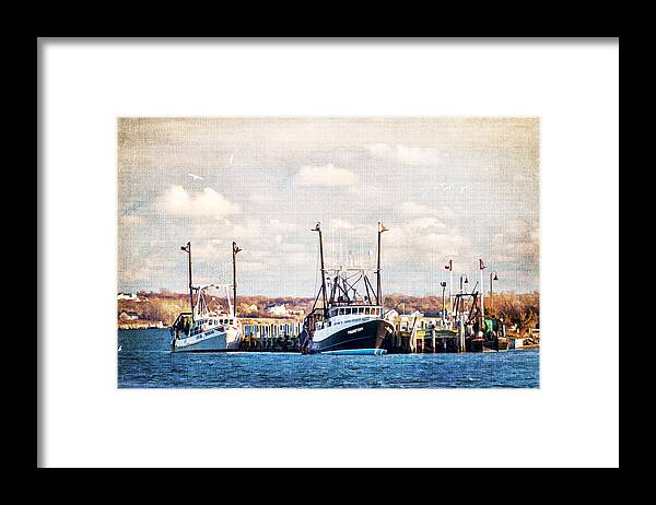 Harbor Framed Print featuring the photograph Montauk Harbor by Cathy Kovarik