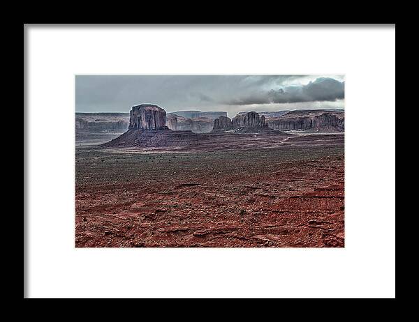 Monument Valley Utah Framed Print featuring the photograph Monument Valley UT 4 by Ron White