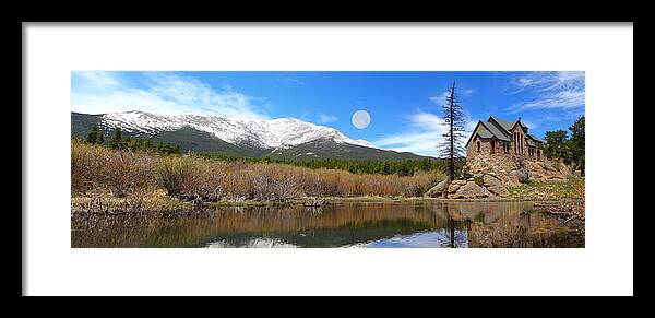 St. Malo Framed Print featuring the photograph Moon Over St. Malo by Shane Bechler