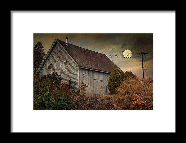 Moon Framed Print featuring the photograph Moonlight Serenade by Robin-Lee Vieira