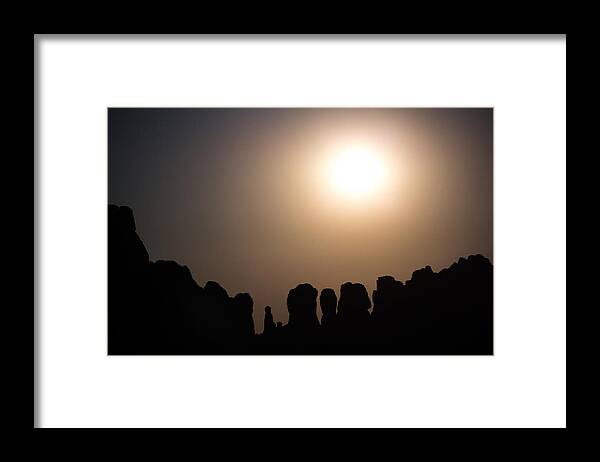 Moon Framed Print featuring the photograph Moonrise over Eden by Nicholas Blackwell