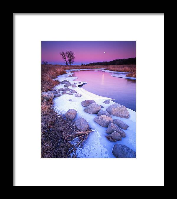Sunset Framed Print featuring the photograph Moonrise by Ray Mathis