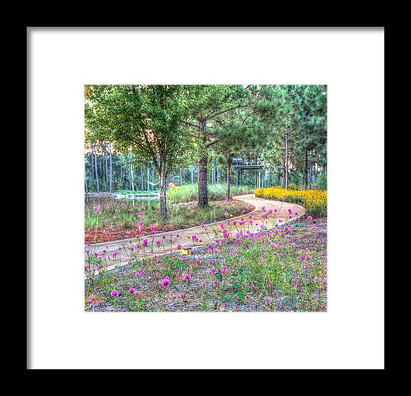 Garden Framed Print featuring the photograph Moore Garden Stroll by Patricia Schaefer