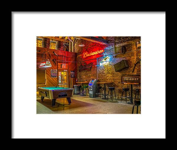 Alcohol Framed Print featuring the photograph Moosehead Saloon by Rob Sellers