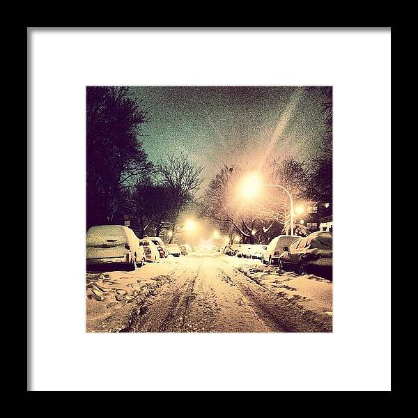 Uptown Framed Print featuring the photograph More #chiberia #deepfreeze #chicago by Michael Green