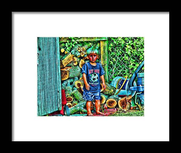  Framed Print featuring the photograph More WOOD Papa...AWWW by Robert Rhoads