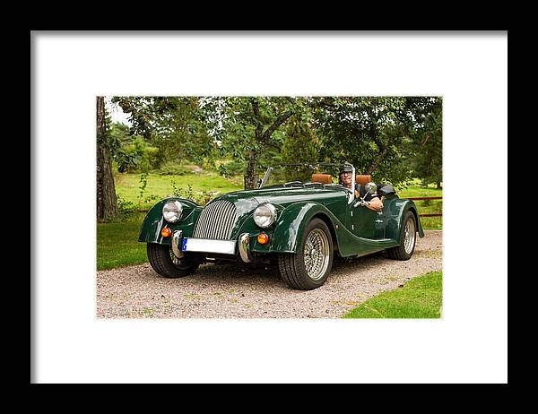 Morgan Roadster Framed Print featuring the photograph Morgan Roadster by Torbjorn Swenelius