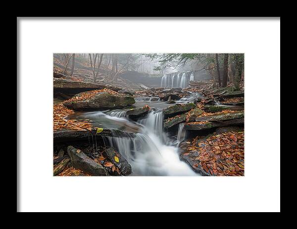 Landscape Framed Print featuring the photograph Morning Fog by Nick Kalathas