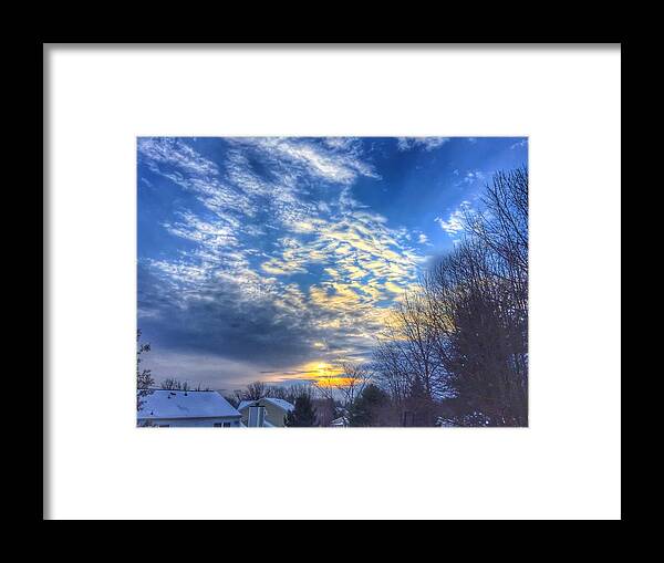 Sun Framed Print featuring the photograph Morning Has Broken by Chris Montcalmo