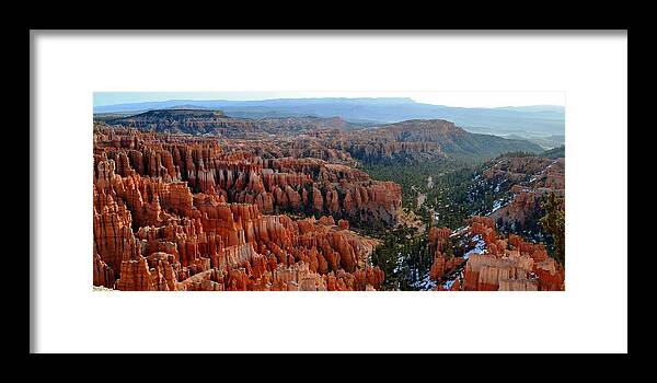 Bryce Hoodoos Framed Print featuring the photograph Morning in Bryce Canyon by Rincon Road Photography