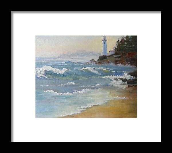 Morning Light Framed Print featuring the painting Morning Light by Judy Fischer Walton
